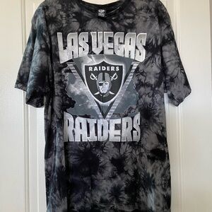 Las Vegas Raiders Tie-Dye T-Shirt - Black